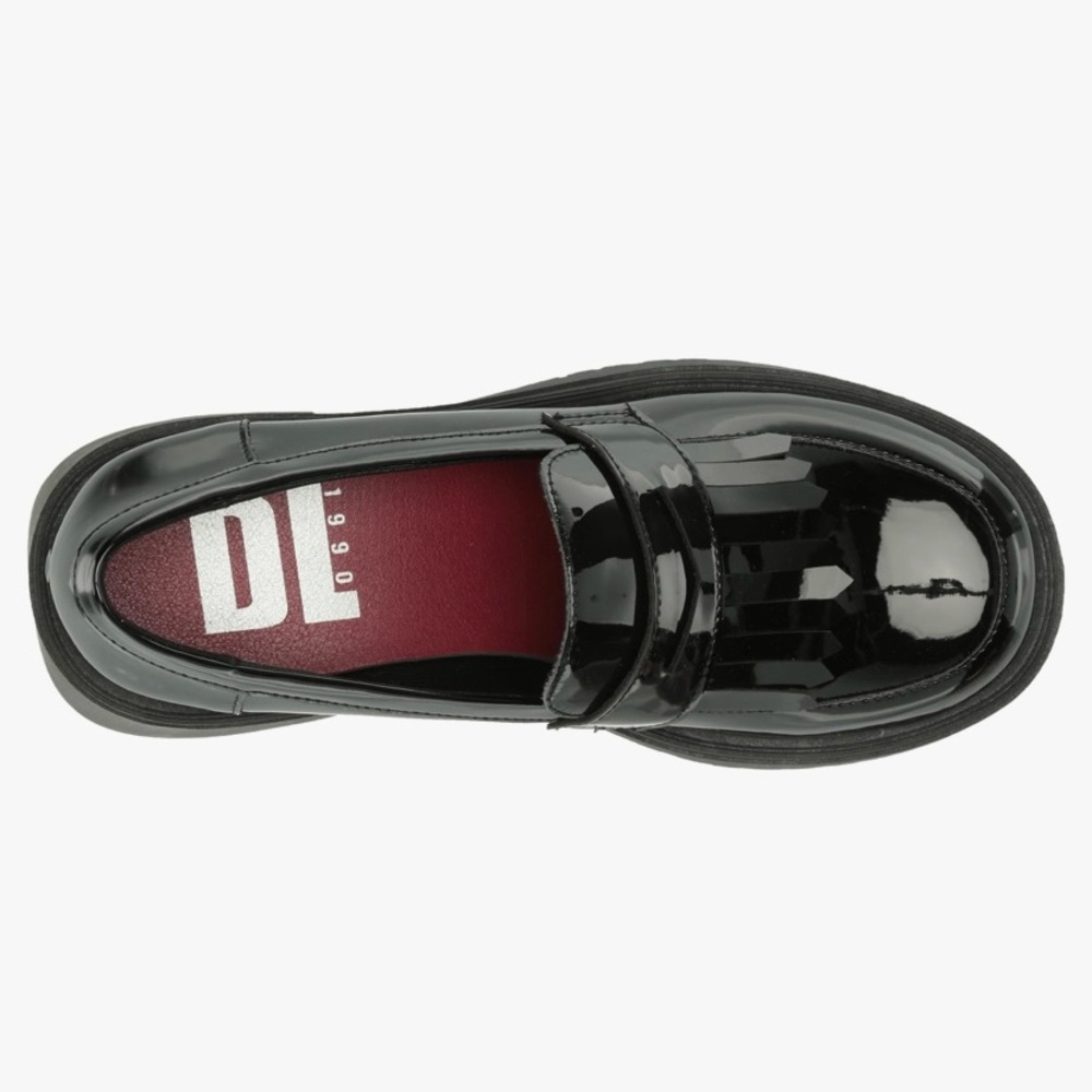 Dirty Laundry Women's Thing Loafer Glossy Black